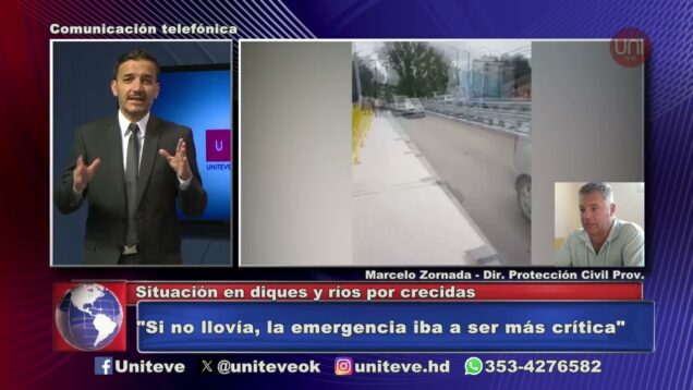 Uniteve Noticias | Situacon en diques y ríos por crecidas – Marcelo Zornada