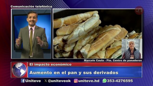 Uniteve Noticias | Aumento en el pan y sus derivados