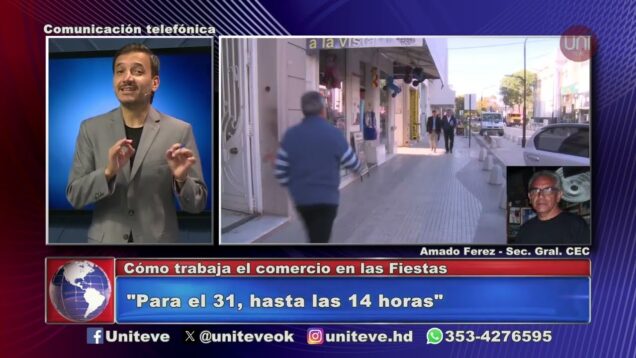 Uniteve Noticias | Cómo trabaja el comercio en las Fiestas