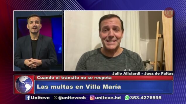 Uniteve Noticias | Las multas en Villa María