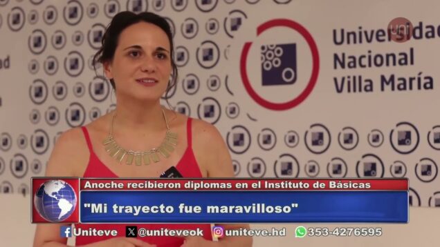 Uniteve Noticias | XXXIX Ceremonia de Colación de la UNVM – Carolina Morgante
