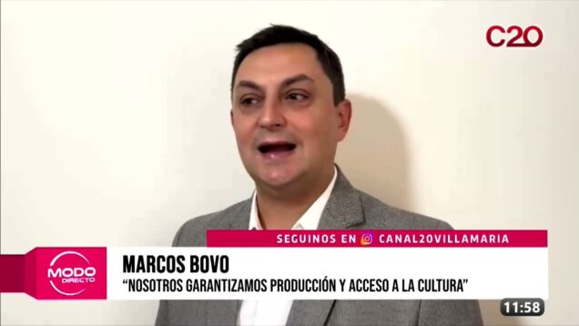Modo Directo | Acceso a la Cultura – Marcos Bovo