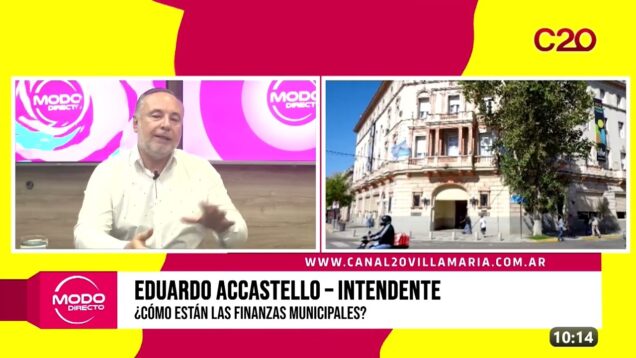 Modo Directo | Finanzas Municipales – Eduardo Accastello