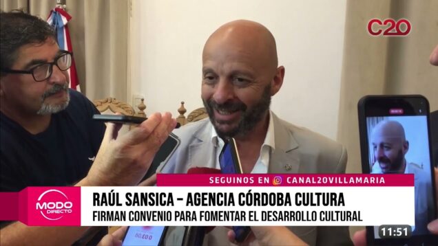 Modo Directo | Firman Convenio – Eduardo Accastello