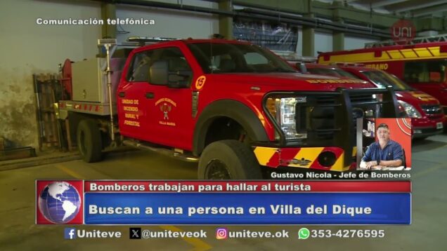 Uniteve Noticias | Buscan a una persona en Villa del Dique