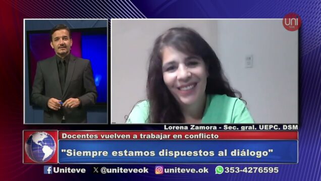 Uniteve Noticias | Docentes vuelven a trabajar en conflicto