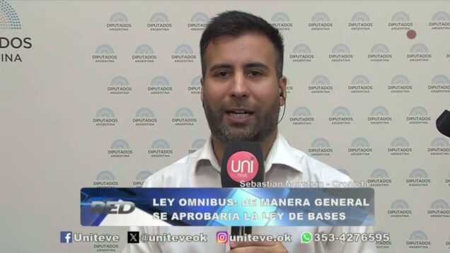 Uniteve Noticias | Ley Ómnibus: móvil desde el Congreso