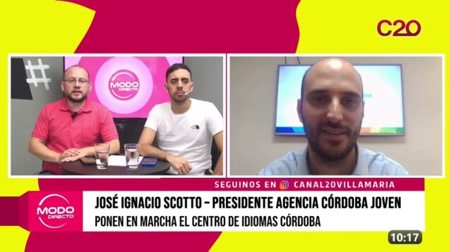 Modo Directo | Agencia Córdoba joven – José Ignacio Scotto