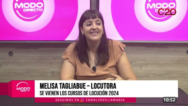 Modo Directo | Cursos de locución – Melisa Tagliabue