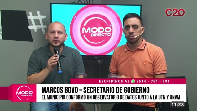 Modo Directo | La actualidad de la ciudad – Marcos Bovo