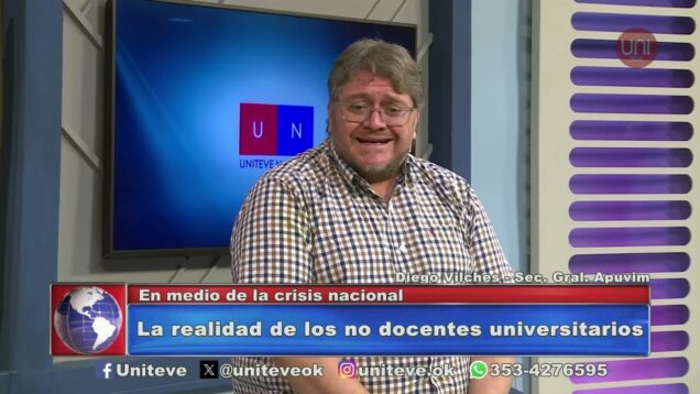 Uniteve Noticias | En medio de la crisis nacional – Diego Vilches