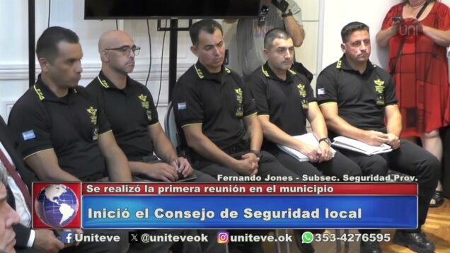 Uniteve Noticias | Inició el Consejo de Seguridad local – Fernando Jones