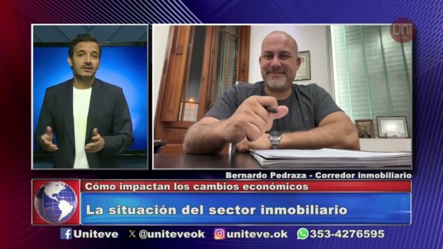 Uniteve Noticias | La situación del sector inmobiliario – Bernardo Pedraza