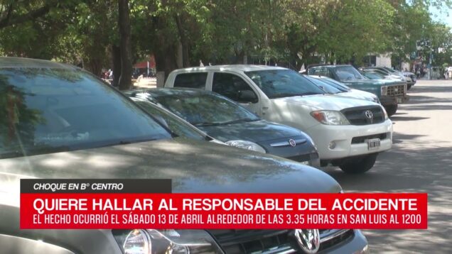 C20 Noticias | Choque en B° Centro – Nicolás Mascambroni