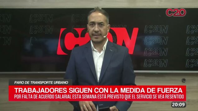 C20 Noticias | Paro de transporte urbano – Horacio Achilli