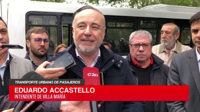 C20 Noticias | Transporte urbano de pasajeros – Eduardo Accastello