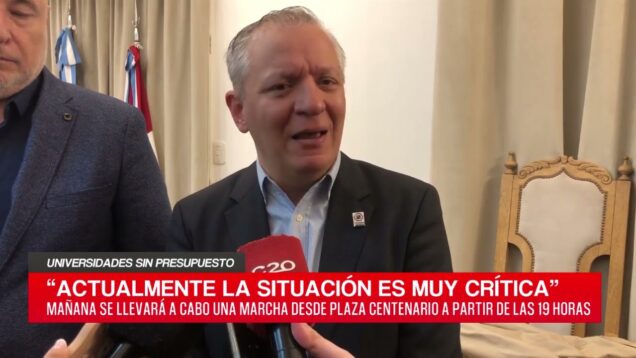 C20 Noticias | Universidades sin presupuesto – Luis Negretti