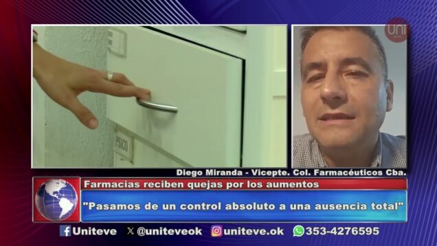 Uniteve Noticias | Farmacias reciben quejas por los aumentos – Diego Miranda
