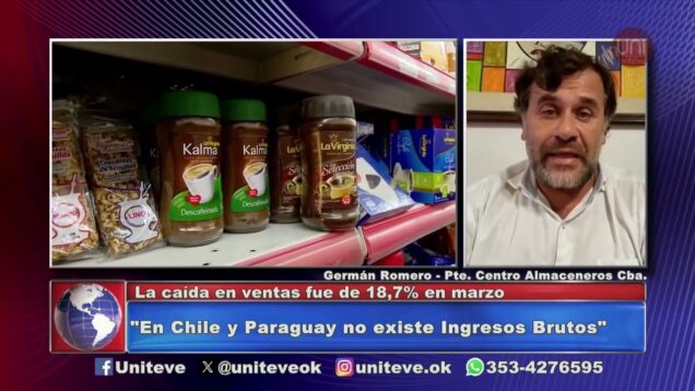 Uniteve Noticias | Marzo registró un 18,7% de caída en las ventas