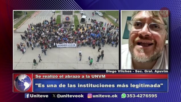 Uniteve Noticias | Se realizó el abrazo a la UNVM