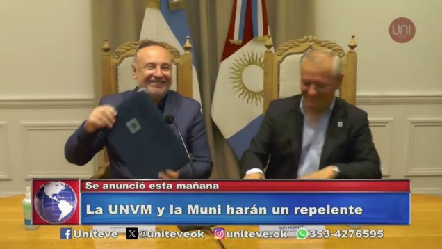 Uniteve Noticias | UNVM producirá repelente junto a la Municipalidad local