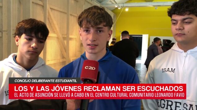 C20 Noticias | Concejo deliberante estudiantil – Juan Annovazzi y Nicolás Sgricia