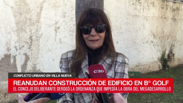 C20 Noticias | Conflicto urbano en Villa Nueva – Silvia Carricaburu