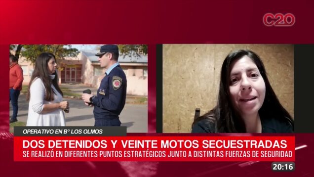 C20 Noticias | Guadalupe Vazquez – Operativo en barrio Los Olmos