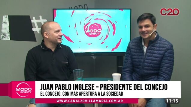 Modo Directo | Presidente del Concejo – Juan Pablo Inglese