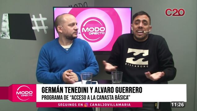 Modo Drecto | “Acceso a la canasta básica” – Germán Tenedini y Álvaro Guerrero