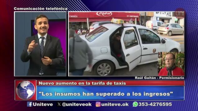 Uniteve Noticias | Nuevo aumento en la tarifa de taxis