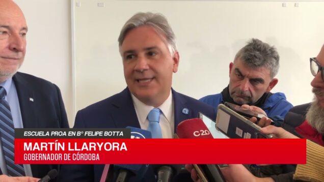 C20 Noticias | Escuela Proa en B° Felipe Botta – Martín Llaryora