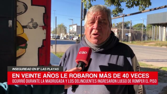 C20 Noticias | Inseguridad en B° Las Playas – Oscar Bustos