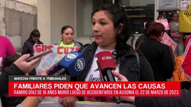 C20 Noticias | Marcha frente a tribunales – Celeste Torres