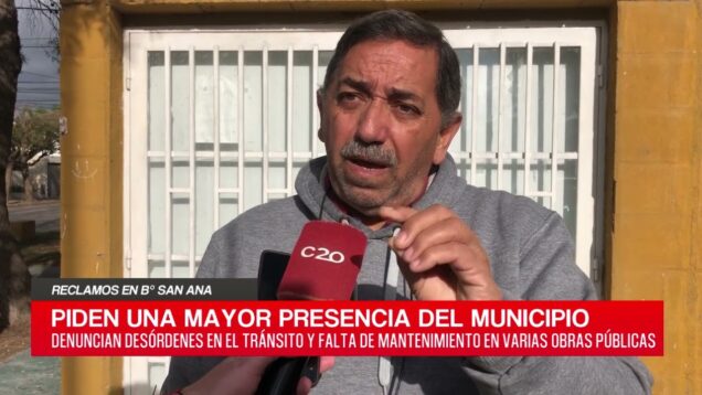 C20 Noticias | Reclamos en B° Santa Ana – Jorge González