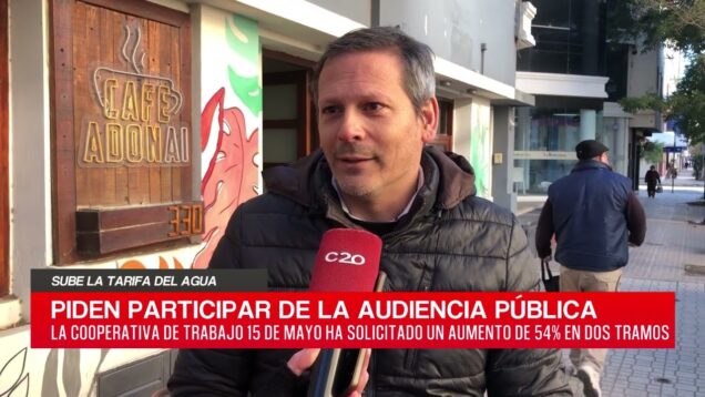 C20 Noticias | Sube la tarifa del agua – Pablo Perret