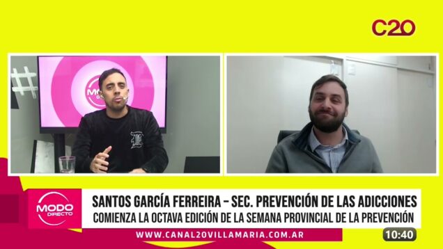 Modo Directo | Prevención de las adicciones – Santos García Ferreira