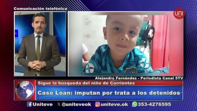Uniteve Noticias | Caso Loan: imputan por trata a los detenidos