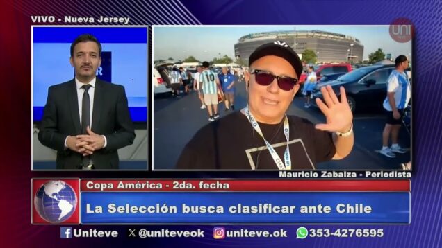 Uniteve Noticias | Copa América: móvil en vivo desde el estadio de Nueva Jersey