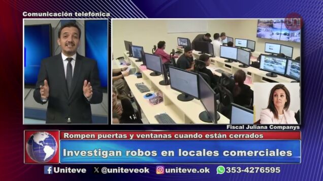 Uniteve Noticias | Investigan robos en locales comerciales