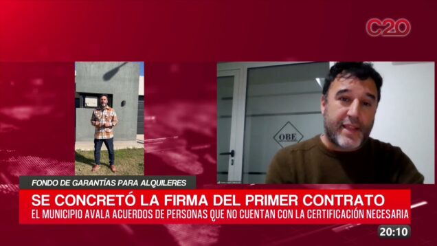 C20 Noticias | Fondo de garantías para alquileres – Emanuel Odriozola