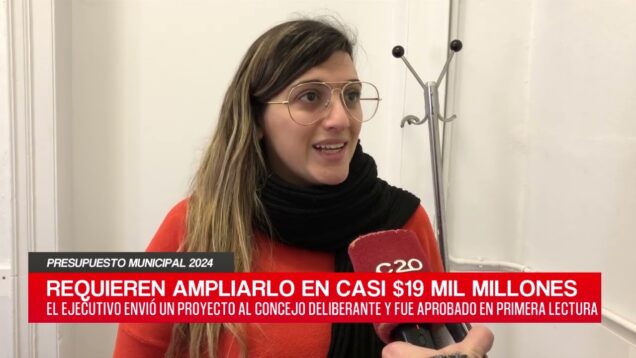 C20 Noticias | Presupuesto municipal 2024 – Yaslil Oses