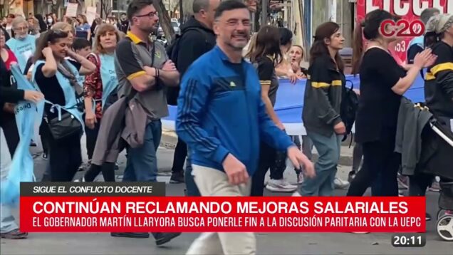 C20 Noticias | Sigue el conflicto docente – Lorena Zamora