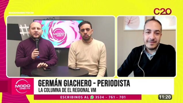 Modo Directo | El Regional VM – Germán Giachero