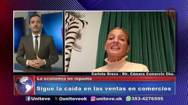 Uniteve Noticias | Las ventas minoristas en Córdoba cayeron 15,8%, según Fedecom