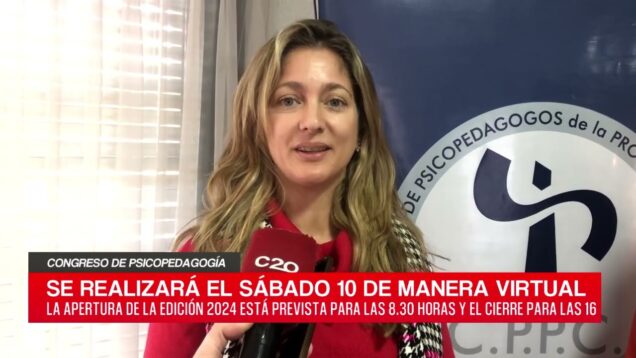 C20 Noticias | Congreso de psicopedagogía – Fernanda Talei y Andrea Bellón