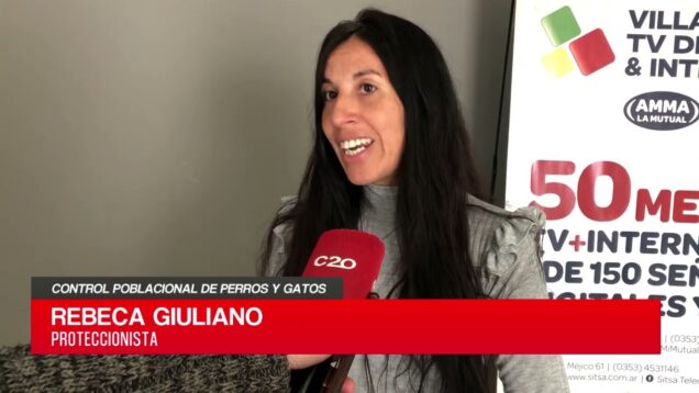 C20 Noticias | Control poblacional de perros y gatos – Rebeca Giuliano