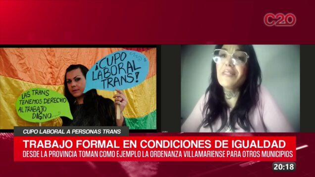 C20 Noticias | Cupo laboral a personas trans – Jenifer Astargo