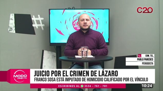 Modo Directo | Juicio por el crimen de Lázaro – Pablo Paredes