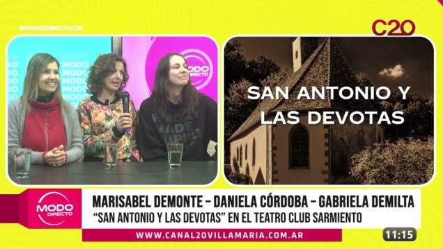 Modo Directo | Teatro Club Sarmiento – Marisabel, Daniela y Gabriela